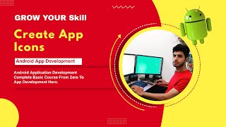 14Create icons  Android App Design Basics  URDU  HINDI [upl. by Gregor]