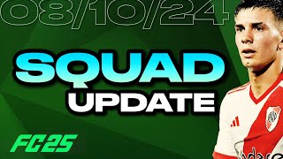 NEW FC 25 CAREER MODE SQUAD UPDATE 081024 [upl. by Sergo]