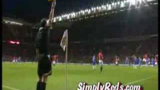 Manchester United corner kick goal Cristiano Ronaldo [upl. by Ettennal]