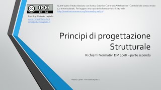 Principi di Progettazione Strutturale  Parte seconda [upl. by Chester]