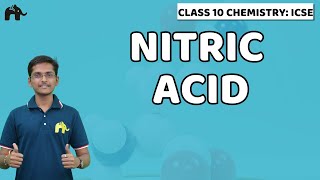 Nitric Acid  Class 10 ICSE Chemistry  Selina Chapter 10  Ostwald’s Process [upl. by Hsihsa]