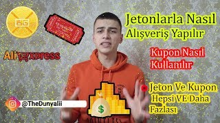 ALİEXPRESS JETONLA ÜRÜN ALMA  Aliexpress Jeton Hilesi  Aliexpress Kupon Nasıl Kullanılır [upl. by Cindra]