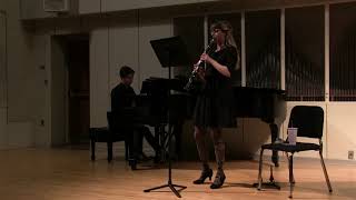 Hindemith Clarinet Sonata in Bflat Major [upl. by Neffets540]