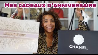 Mes cadeaux danniversaire Sac Chanel Bijou ancien Diptyque Dior Apple livre [upl. by Carlton]