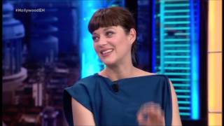 Marion Cotillard and Michael Fassbender speaking Spanish with subtitles [upl. by Ettenim276]