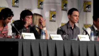 Comic Con 2010 Big Bang Theory Panel Q ampA Clip [upl. by Swann620]