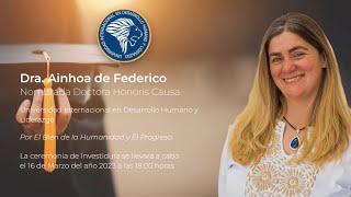 Premios de la Dra Ainhoa de Federico por Volver a Ver Claro y más [upl. by Dyana952]