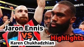 Jaron Ennis USA vs Karen Chukhadzhian Ukraine II  Boxing Fight Highlights HD [upl. by Netsuj]