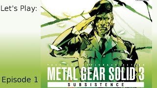 Virtuous Mission Ep 01 Lets Play Metal Gear Solid 3 Subsistence Blind [upl. by Witty]