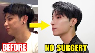 V shaped  JAWLINE NO Surgery No Money  天然不花錢去除雙下巴  ISSAC YIU [upl. by Everara]