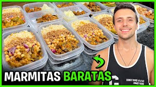 Como fazer MARMITAS VEGANAS com PROTEÍNAS e BARATAS 🌱 [upl. by Loydie457]