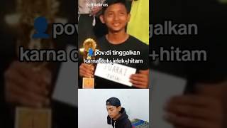 Di tinggalkan karna jelek dan hitam shorts reaction tiktokreaction [upl. by Duston16]