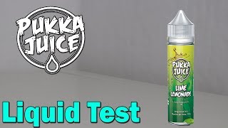 PUKKA JUICE  Lime Lemonade  Liquid Test [upl. by Ivens]