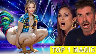 Mesmerizing Magic by Sacred Riana Captivates Judges and Secures Golden Buzzer  AGT 2024 [upl. by Cart]