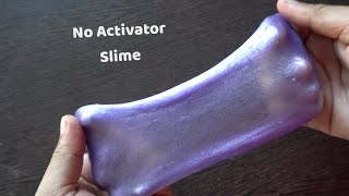 How To Make Slime Without Activator or Borax Slime With Glue Water and Salt Only Homemade Slime [upl. by Nitsug]