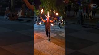 FIRE and FUN vlog cairnslobster streetperformer [upl. by Male]