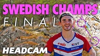 Swedish Champs Middle Distance  Headcam Orienteering [upl. by Tshombe]