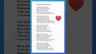 Canción evangelista 🎶 Jerusalén Siudad de Dios [upl. by Dione201]