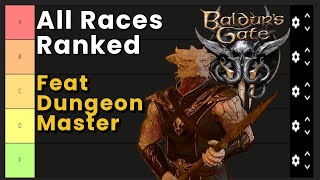 Baldurs Gate 3 Race Tier  All Races Ranked Best to Worst [upl. by Ihsoyim434]