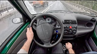 2001 Fiat Seicento 09 39HP  POV Test Drive 1909 Joe Black [upl. by Enad866]