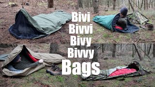 Bivi Bags and Hooped Bivi Bags A Comparison of what I Use for Backpacking and Wild Camping [upl. by Convery]