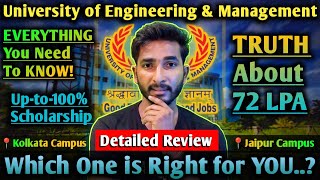 UEM Kolkata Review Admission Cutoff Fees amp Campus ⋮ UEM Kolkata vs UEM Jaipur  Placement Reality [upl. by Eidnew]