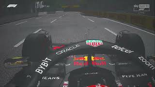 F1 2024 Max Verstappen Onboard Cam flying lap through Baku in the RB20 assettocorsa [upl. by Teresita]