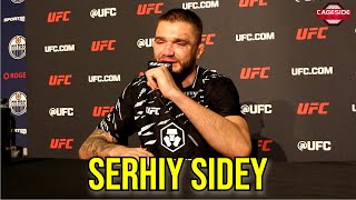 Serhiy Sidey reacts to big win in Canada words of support from Brendan Fitzgerald  UFC Edmonton [upl. by Aniala]