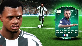 85 LES BLEUS EVOLUTION KALULU PLAYER REVIEW  FC 25 ULTIMATE TEAM [upl. by Darum]