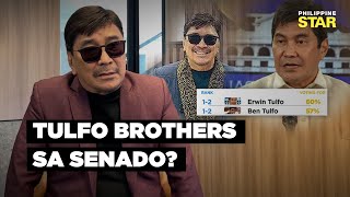 Ben Tulfo sa pangunguna ng Tulfo brothers sa Senatorial survey Totoo kasi kami [upl. by Llehsar]