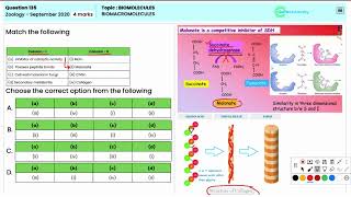 Master Biomacromolecules for NEET Zoology 2020  Complete Guide to Biomolecules Q135 [upl. by Toille]