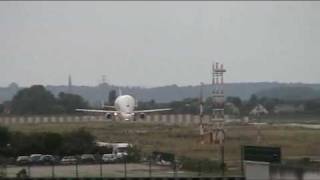 Airbus Beluga Start in Hamburg Finkenwerder [upl. by Nalyk]