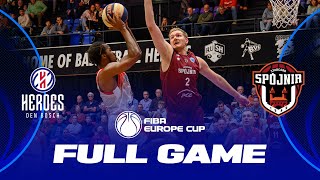 Heroes Den Bosch v PGE Spojnia Stargard  Full Basketball Game  FIBA Europe Cup 202324 [upl. by Ojahtnamas146]