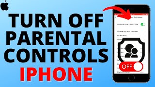 How to Turn Off Parental Controls on iPhone [upl. by Yrreb]