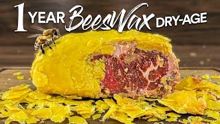 I DryAged steaks in BEESWAX for 1yr and ate it [upl. by Athalie]