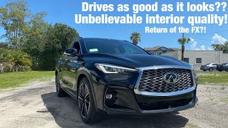 2022 Infiniti QX55 Sensory TEST DRIVEFULL REVIEW [upl. by Pelagi]