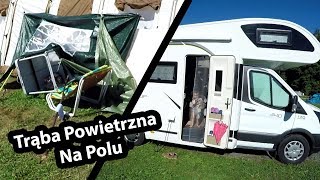 Kamper Ocalony Trąba Powietrzna Przeszła Obok Nas Vlog 170 [upl. by Henryetta]