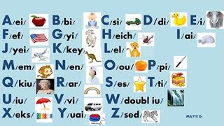 English Alphabet Pronunciation  Alphabet ABC Pronunciation [upl. by Eisdnil]