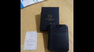 Vaultskin NOTTING HILL Slim Minimalist Zip Wallet Review [upl. by Sherlock273]