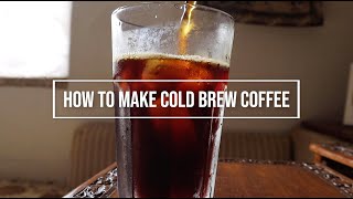 How to make cold brew coffeeand what ratios you can use [upl. by Nnahtebazile149]