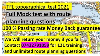 Topographical Skills Assessment Test 2021Full Mock test with Route planning questions [upl. by Anali106]