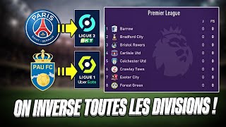 On inverse TOUTES LES DIVISIONS des CHAMPIONNATS de FIFA 22  PL L1 LIGA [upl. by Vtarj]