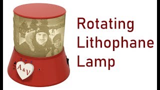 Rotating Lithophane Lamp Demo [upl. by Carlene]