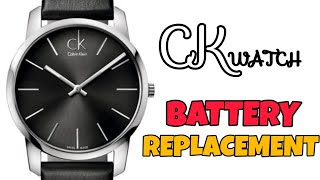 Replace The Battery Calvin Klein Watch K2G211 [upl. by Jemimah37]