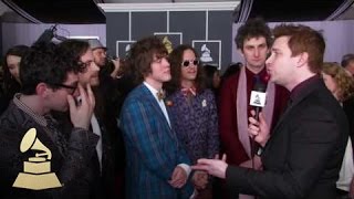 MGMT on the GRAMMY Red Carpet  GRAMMYs [upl. by Bale]