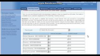 HDFC internet banking transfer funds to third party  How to [upl. by Janette]