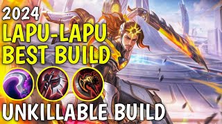 LAPU  LAPU BEST BUILD 2024  TOP 1 GLOBAL LAPU  LAPU BUILD AND EMBLEM  LAPU  LAPU COLLECTOR [upl. by Assennav790]