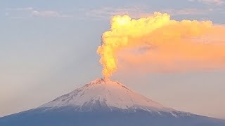 Actividad Volcán Popocatépetl está en vivo [upl. by Yekcin926]