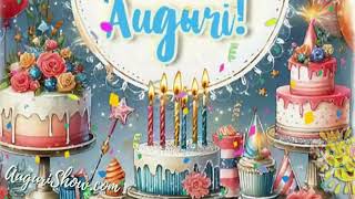 🎈 FELICE COMPLEANNO AUGURI 🎁 🎈 [upl. by Inglis]