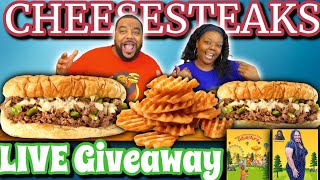 Let Make EXTRA CHEESY Philly Cheesesteaks Plus A Free Giveaway for SweetRee2027 NEW BOOK [upl. by Purity]